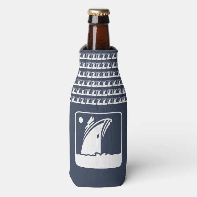 Cruise Ship Bottle Cooler (Bottle Front)