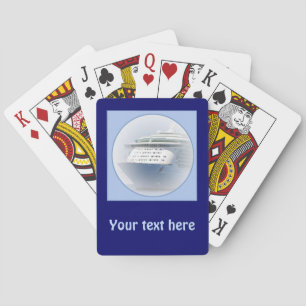 Cruise Ship Cameo Playing Cards