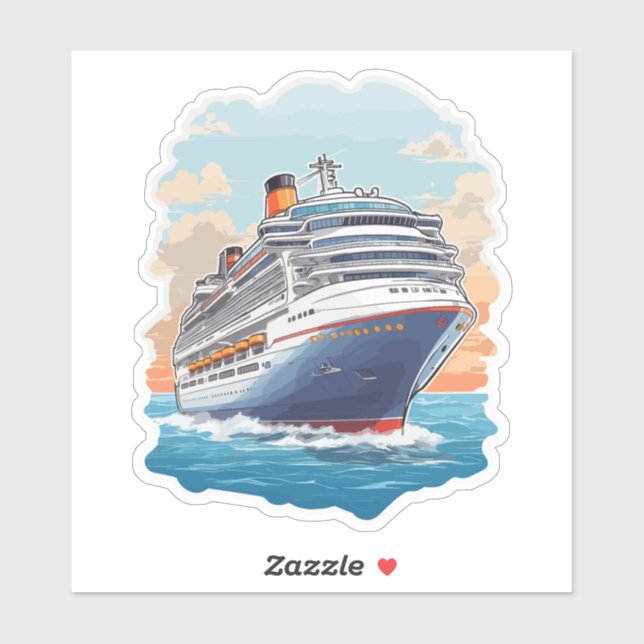 Cruise ship colourful (Sheet)