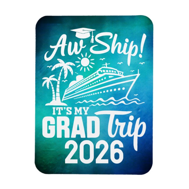Cruise Ship Decor Stateroom Magnet (Vertical)