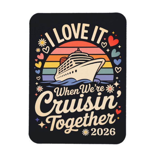 Cruise Ship Decor Stateroom Magnet (Vertical)
