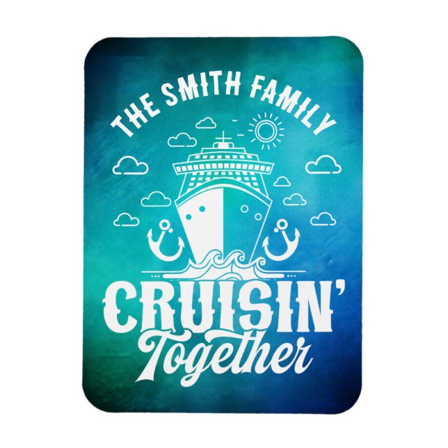 Cruise Ship Decor Stateroom Magnet (Vertical)