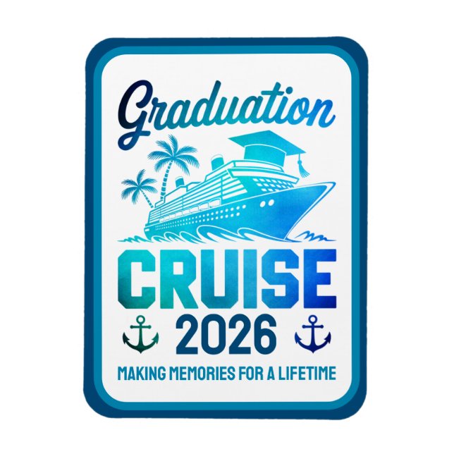 Cruise Ship Decor Stateroom Magnet (Vertical)