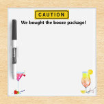 Cruise Ship Door Marker Message Pad Pen Funny Dry Erase Board<br><div class="desc">This design was created though digital art. It may be personalised in the area provided by changing the photo and/or text. Or it can be customised by choosing the click to customise further option and delete or change the colour the background, add text, change the text colour or style, or...</div>