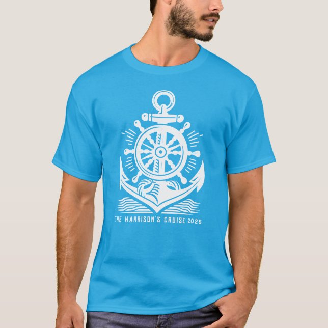 Cruise Ship Embarkation Custom T-Shirt (Front)
