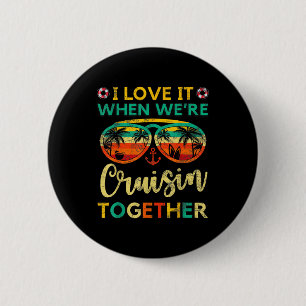 Cruise Ship Family Friends Matching Vacation Trip 6 Cm Round Badge