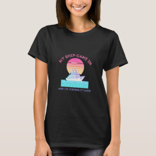 Cruise Ship Funny Vacation Travel Party Humor Beac T-Shirt