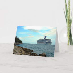 ~Cruise Ship~ GREETING CARD, CUSTOMIZE Card