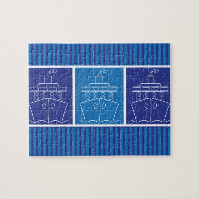 Cruise ship jigsaw puzzle (Horizontal)