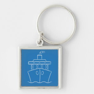 Cruise ship key ring