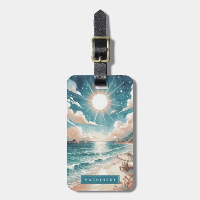 Cruise Ship Luggage Tag (Front Vertical)