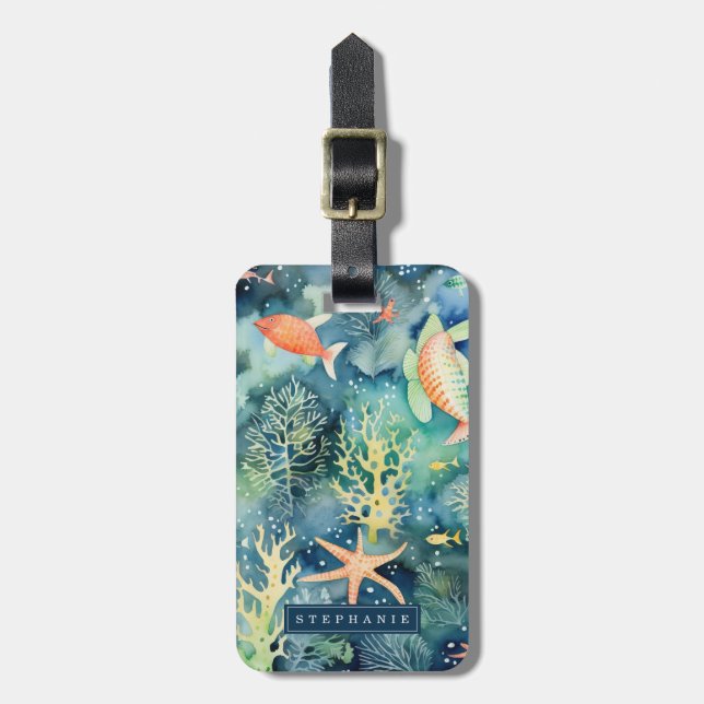 Cruise Ship Luggage Tag (Front Vertical)