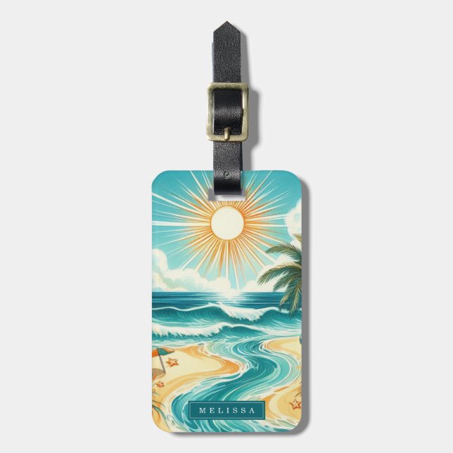 Cruise Ship Luggage Tag (Front Vertical)