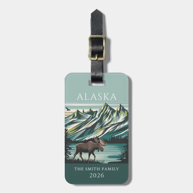 Cruise Ship Luggage Tag (Front Vertical)