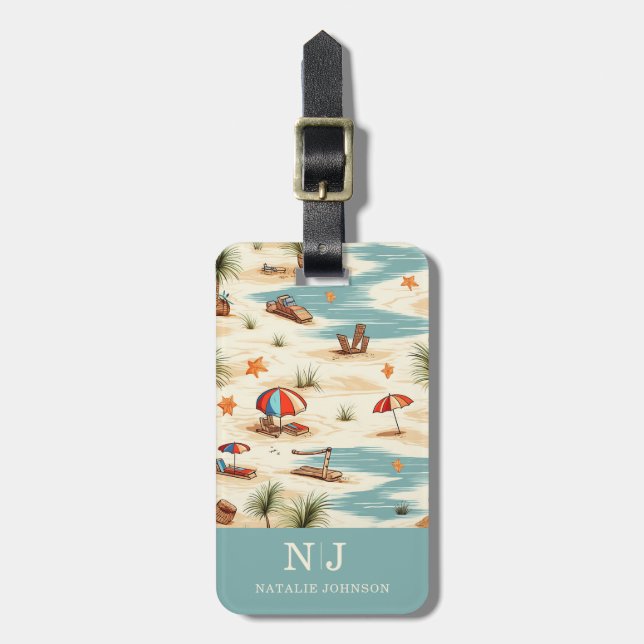 Cruise Ship Luggage Tag (Front Vertical)