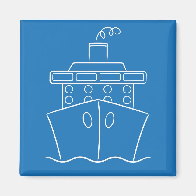 Cruise ship magnet (Front)