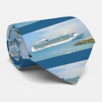 Cruise Ship Off CocoCay Stripe