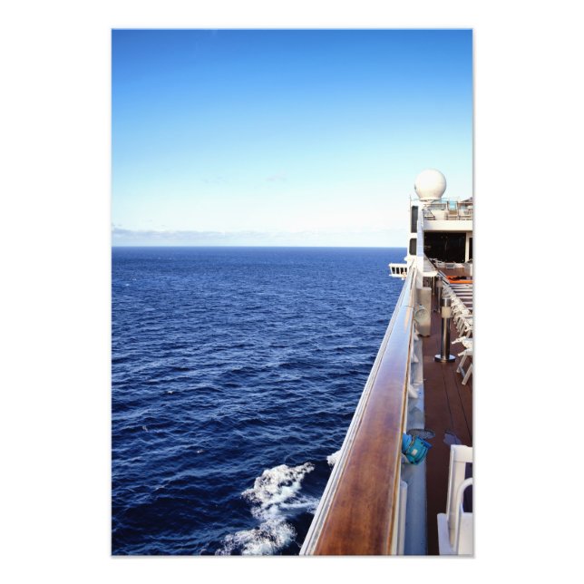 Cruise ship photo print (Front)