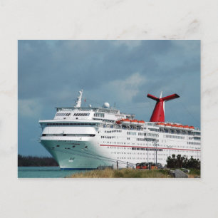 cruise ship postcard