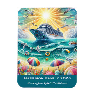 Cruise Ship Stateroom Door Magnet