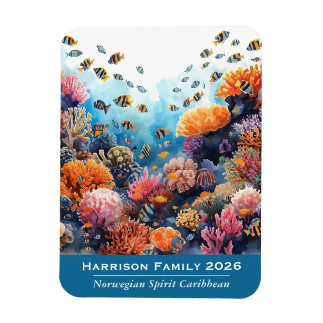 Cruise Ship Stateroom Magnet (Vertical)