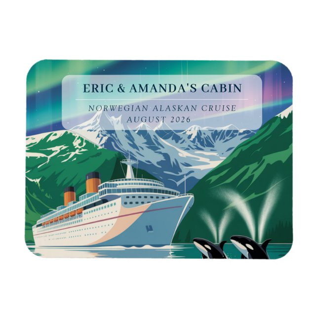 Cruise Ship Stateroom Magnet (Horizontal)