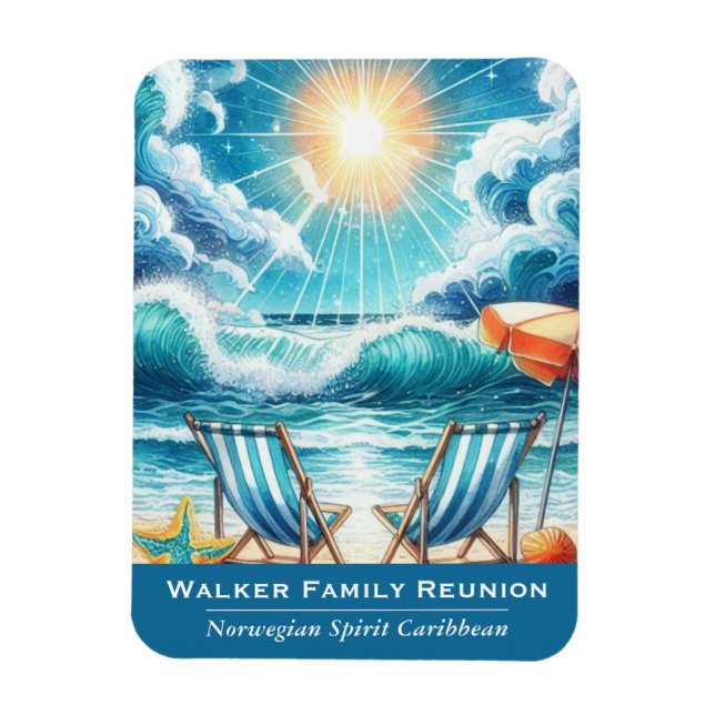 Cruise Ship Stateroom Magnet (Vertical)