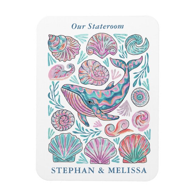 Cruise Ship Stateroom Magnet (Vertical)