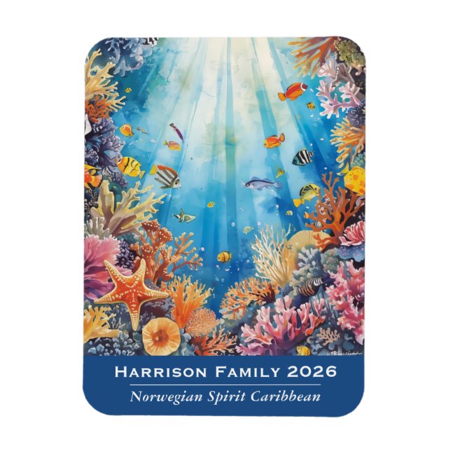 Cruise Ship Stateroom Magnet (Vertical)