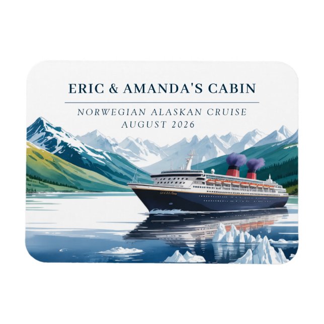 Cruise Ship Stateroom Magnet (Horizontal)