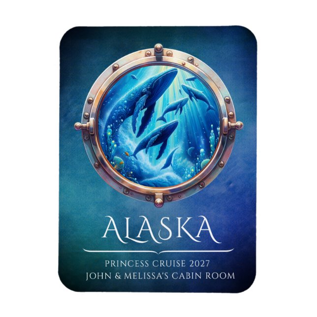 Cruise Ship Stateroom Magnet (Vertical)
