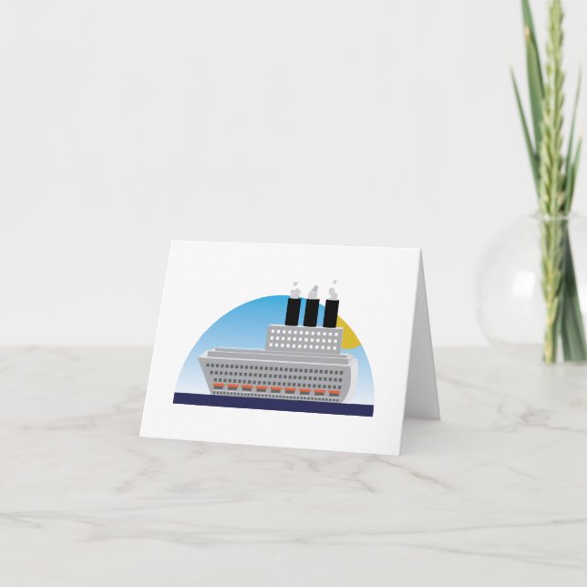 Cruise Ship Thank You Card (Front)