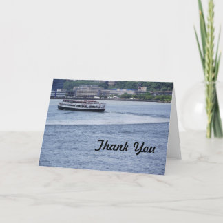 Cruise Ship Thank You Card