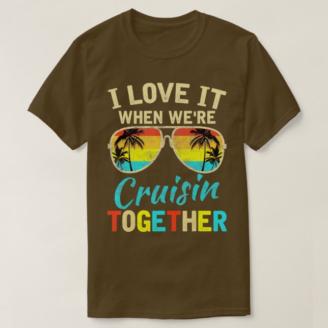 Cruise Ship Vacation Friends Buddies Couples Girl  T-Shirt (Design Front)