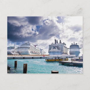 Cruise Ships Postcard
