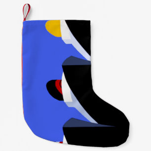 Cruise Ships Vintage Poster Ocean Liner Small Christmas Stocking