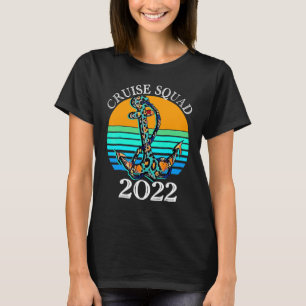 Cruise Squad 2022 Cowhide Leopard Anchor Cruising T-Shirt
