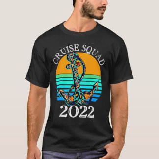 Cruise Squad 2022 Cowhide Leopard Anchor Cruising  T-Shirt