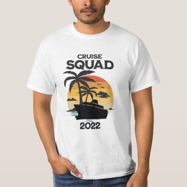 Cruise Squad 2024 Family Vacation Beach  T-Shirt (Front)