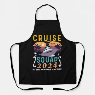 Cruise Squad 2024 Family Vacation Matching Group Apron