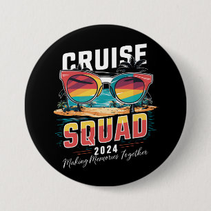 Cruise Squad 2024 Summer Vacation Matching Family  7.5 Cm Round Badge