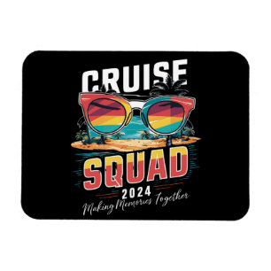 Cruise Squad 2024 Summer Vacation Matching Family Magnet