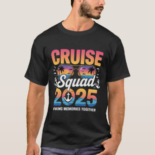 Cruise Squad 2025 Family Cruise Matching Summer Va T-Shirt