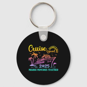 Cruise Squad 2025 Family Friends Vacation Matching Key Ring