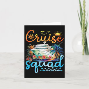 Cruise Squad 2025 Family Group Matching Cruise Vac Card