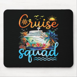 Cruise Squad 2025 Family Group Matching Cruise Vac Mouse Pad