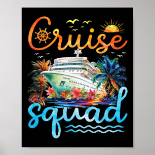 Cruise Squad 2025 Family Group Matching Cruise Vac Poster