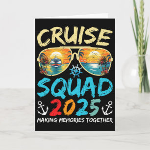 Cruise Squad 2025 Family Group Matching Cruising V Card