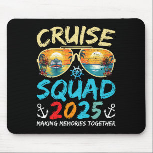 Cruise Squad 2025 Family Group Matching Cruising V Mouse Pad