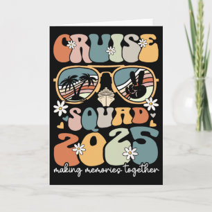 Cruise Squad 2025 Family Matching Group Summer Vac Card